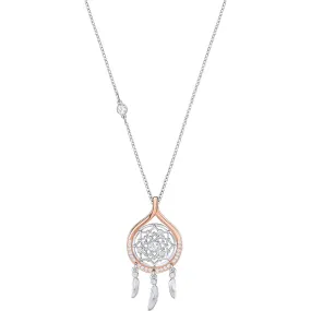 Swarovski HUMANIST DREAM CATCHER PENDANT Necklace, White, Mixed - 5373653