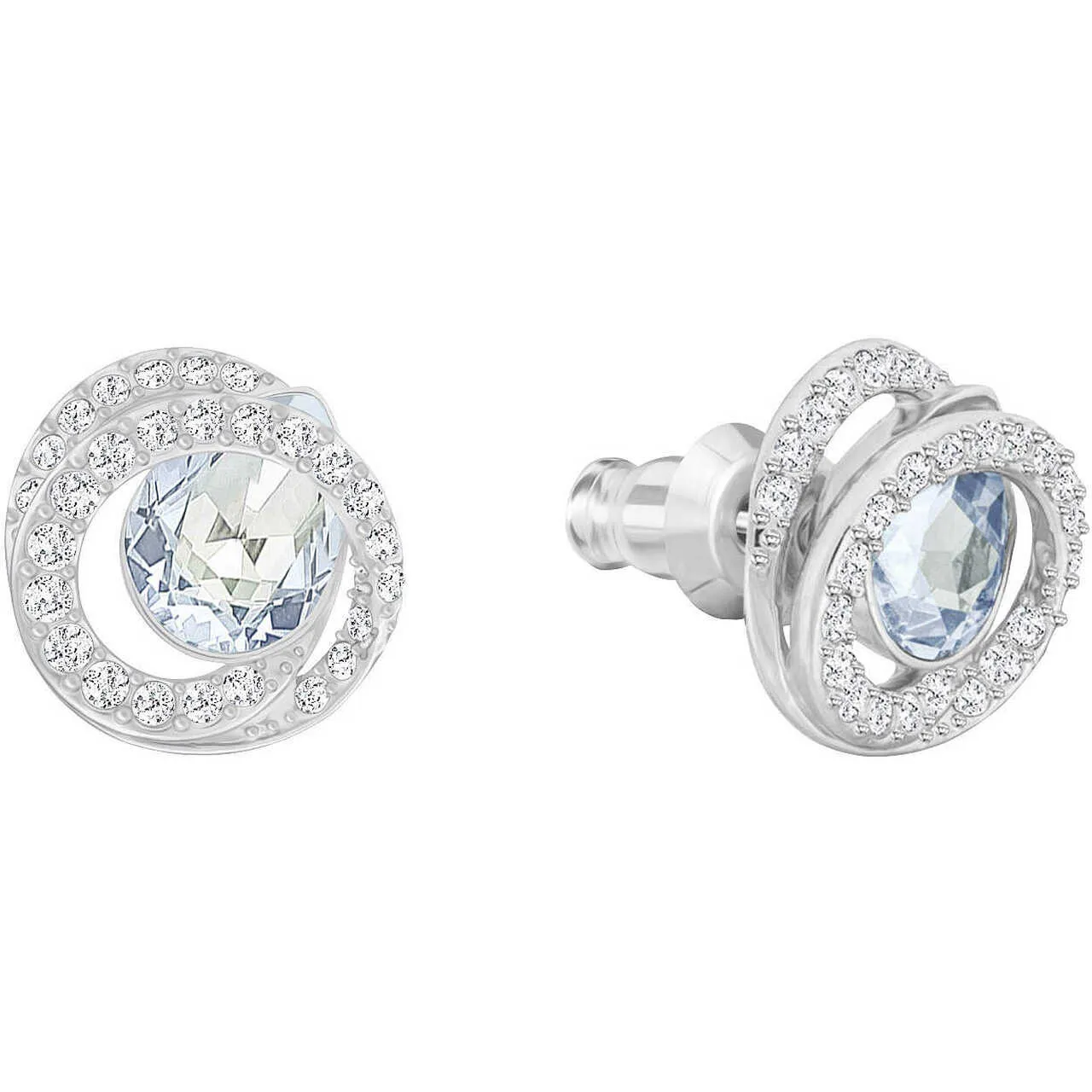 Swarovski Jewelry GENERATION PIERCED EARRINGS, Rhodium-5289026