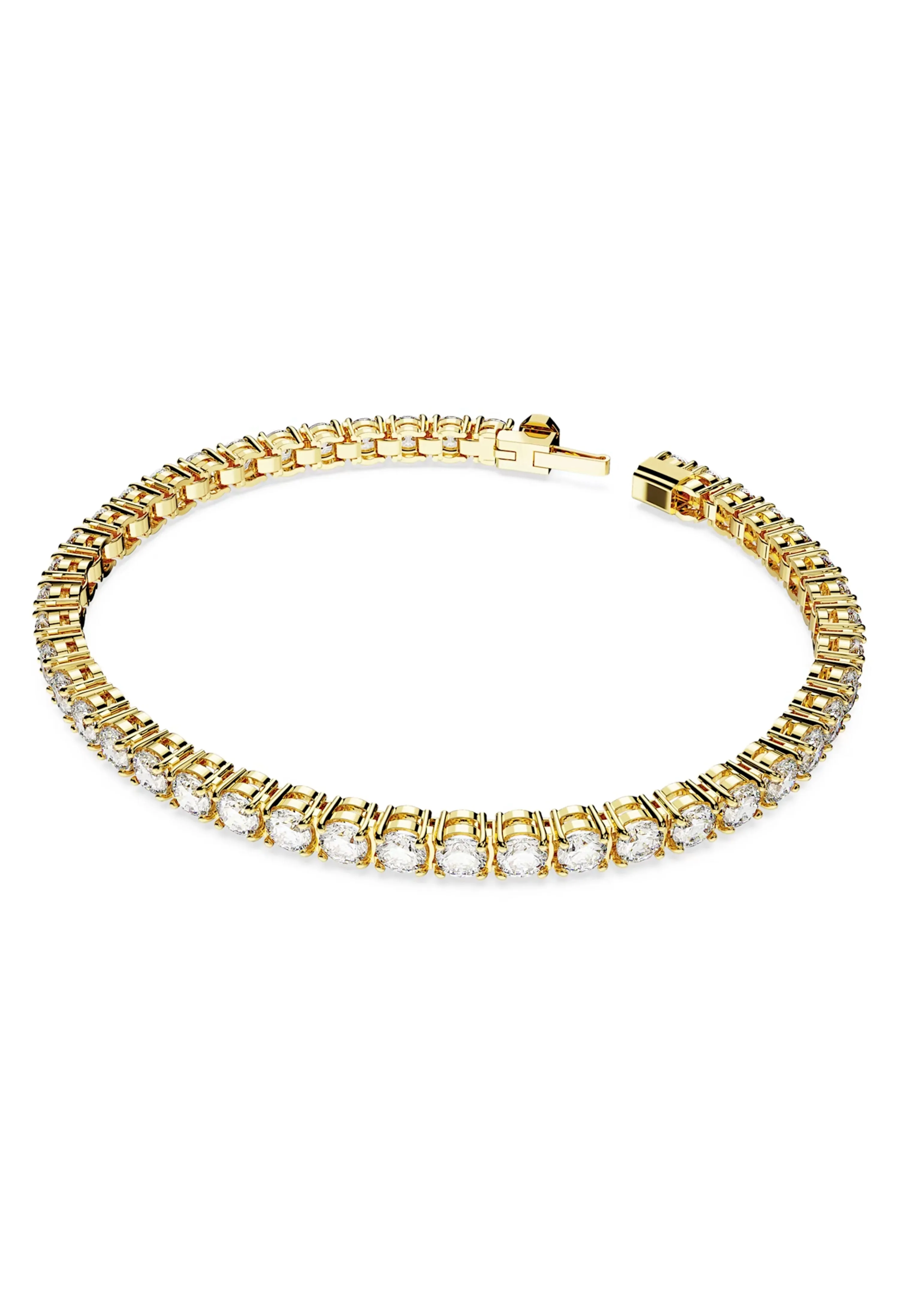 Swarovski Matrix Tennis Gold Plated Bracelet