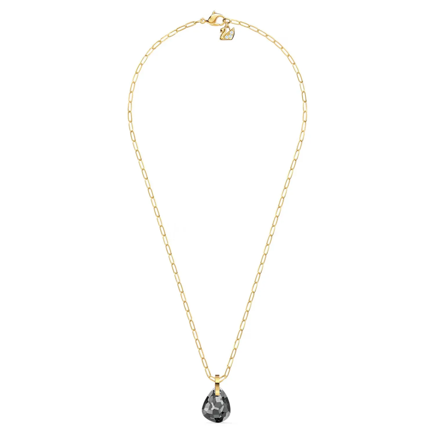 Swarovski T Bar Pendant Gray, Gold-tone plated -5558340