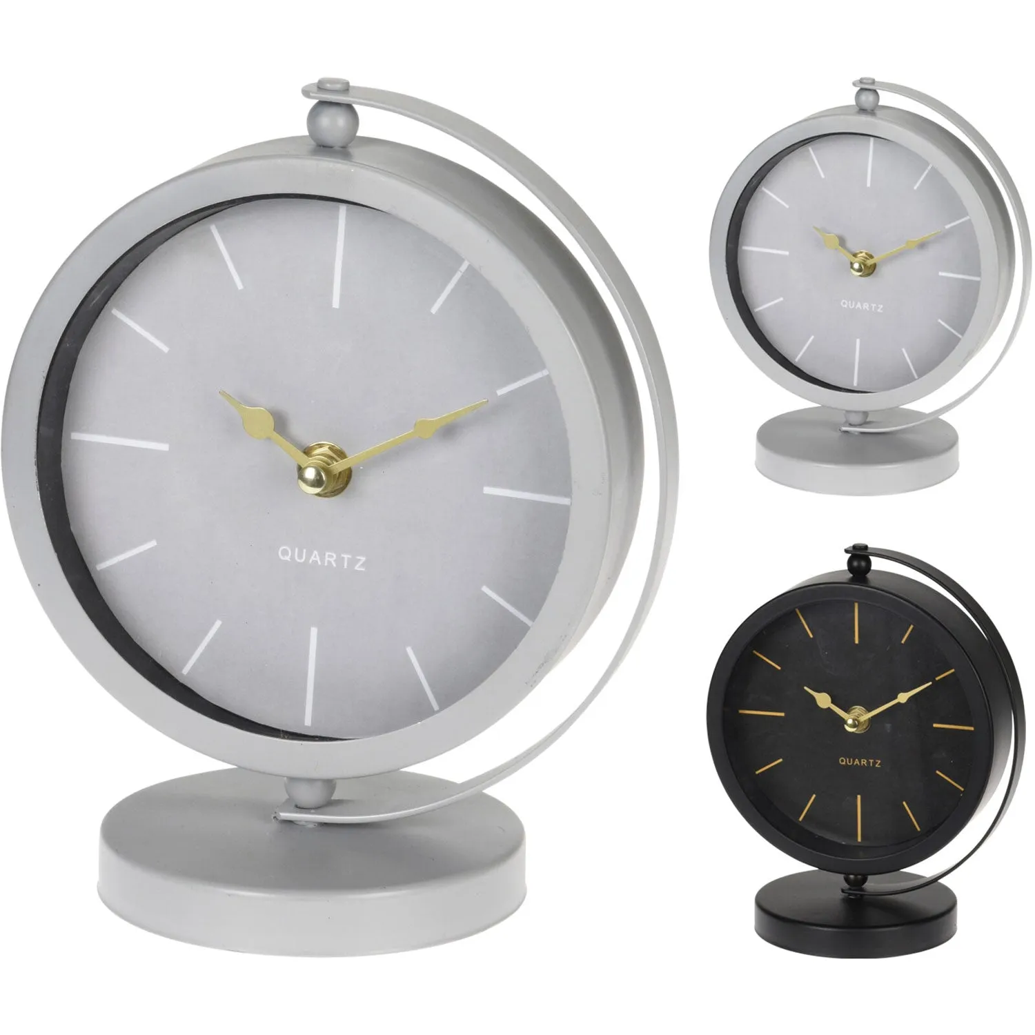 Table Clock Metal