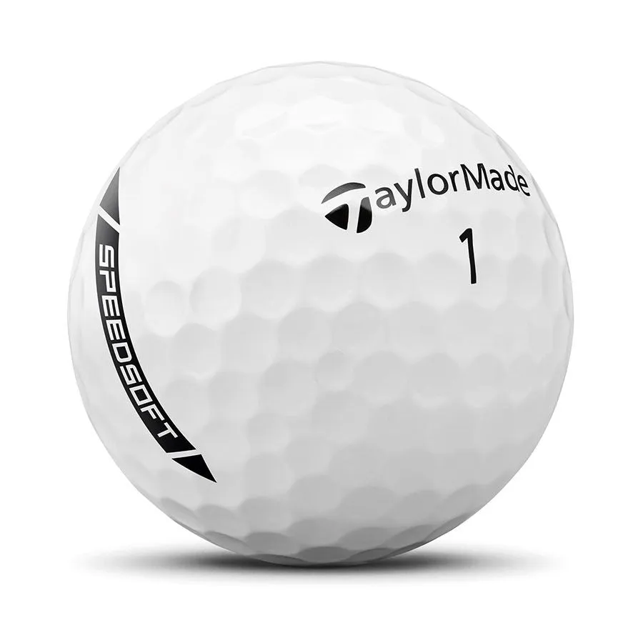 TaylorMade 2024 SpeedSoft Golf Balls 12 Pack- White