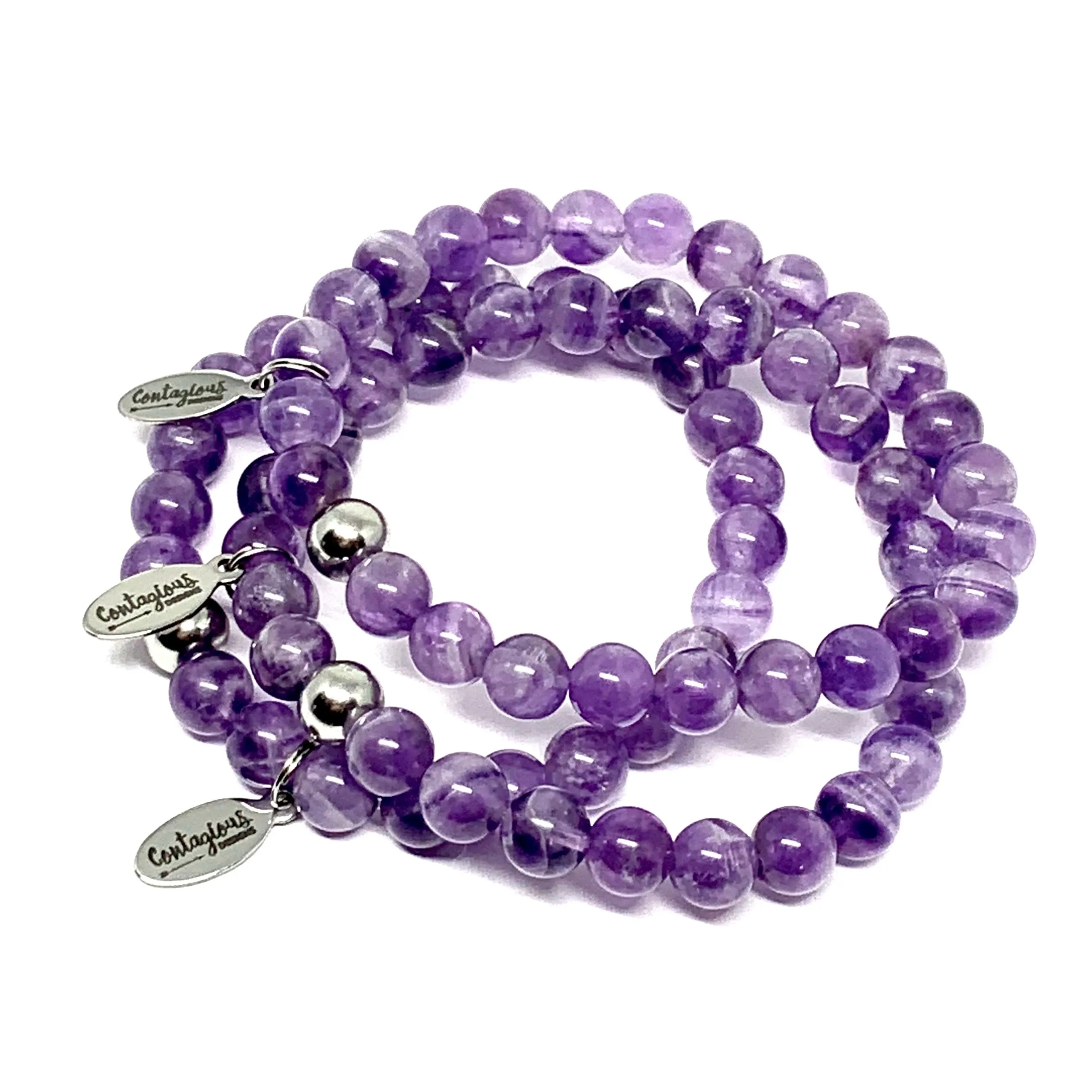 THE CALM AMETHYST MALA BRACELET