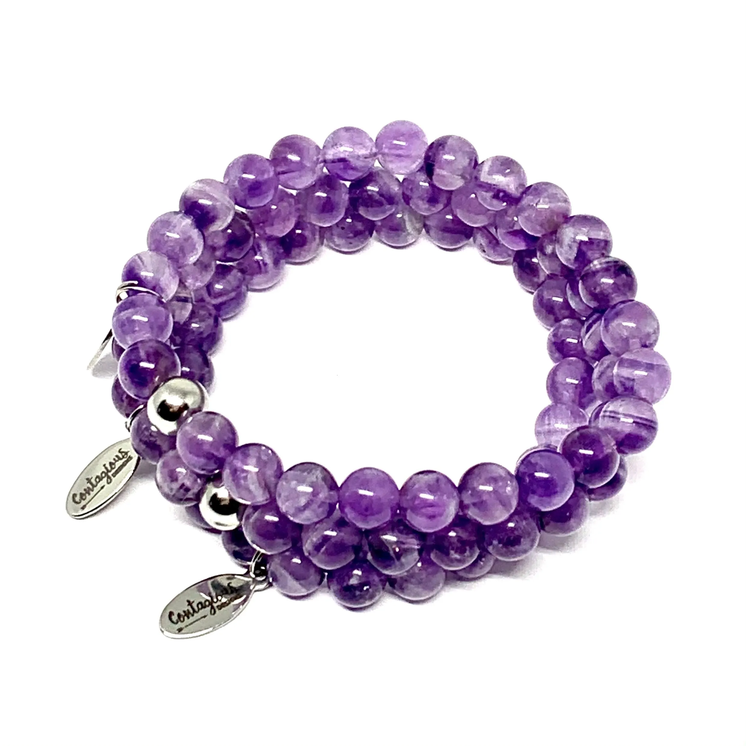 THE CALM AMETHYST MALA BRACELET