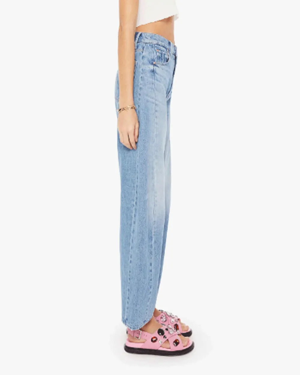 The Half Pipe Flood Jean in Material Girl