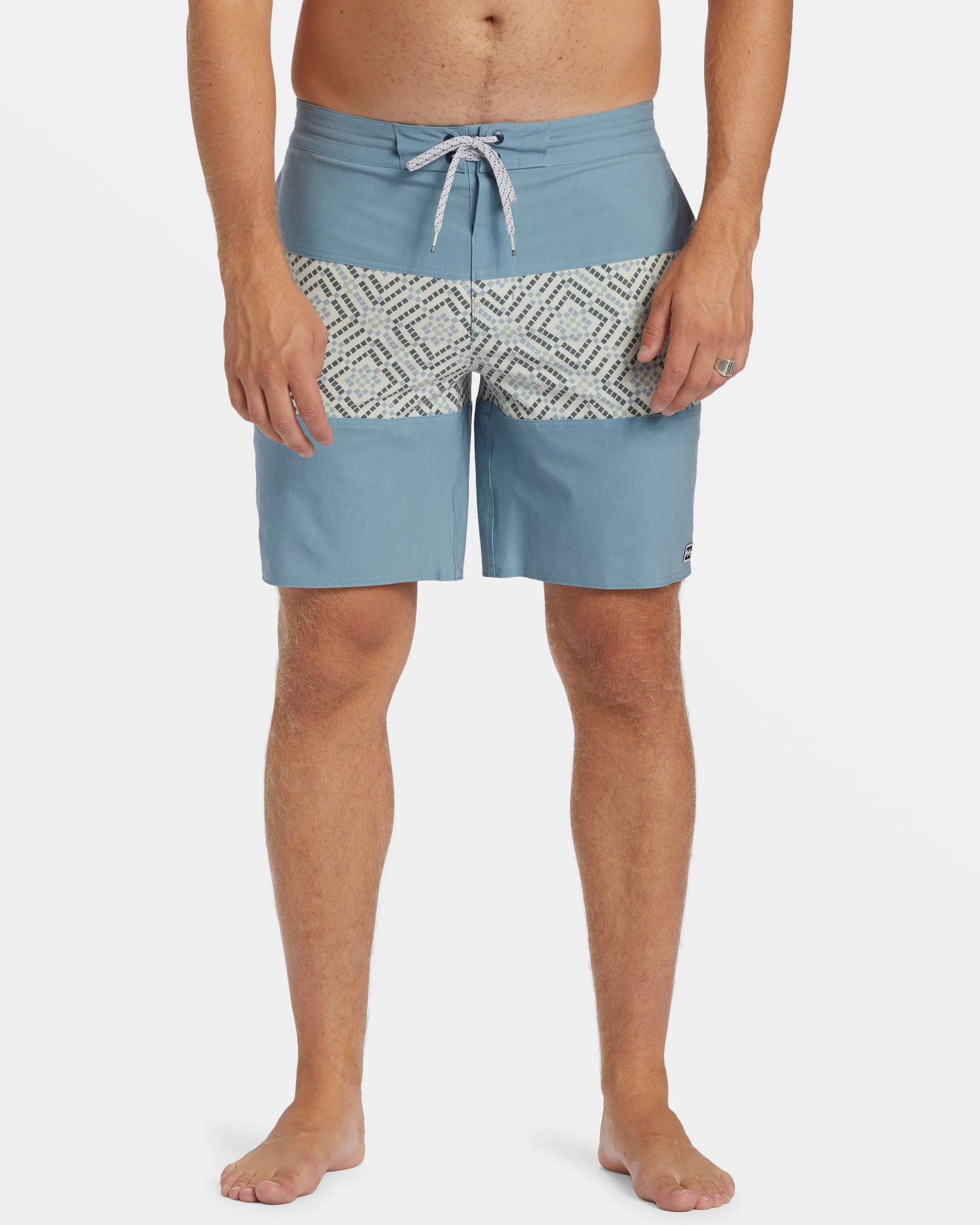 Tribong Lo Tide 19 Boardshorts - Blue Wash