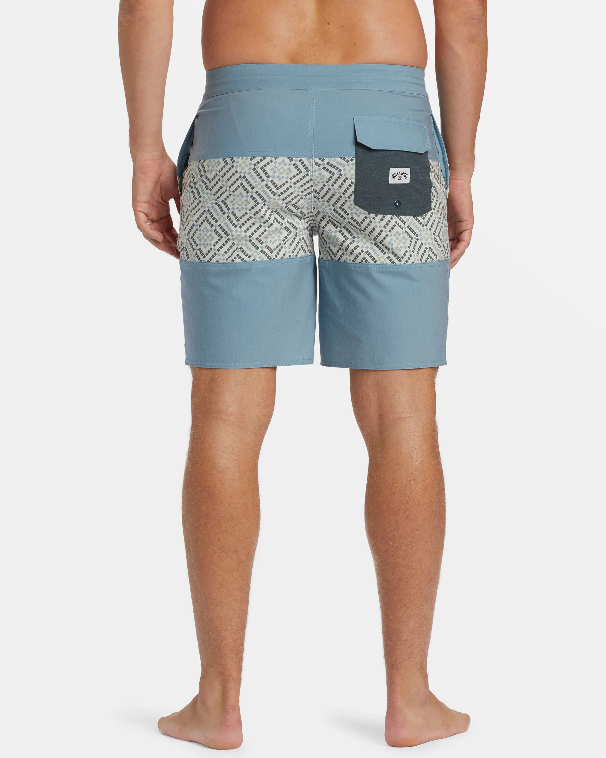 Tribong Lo Tide 19 Boardshorts - Blue Wash