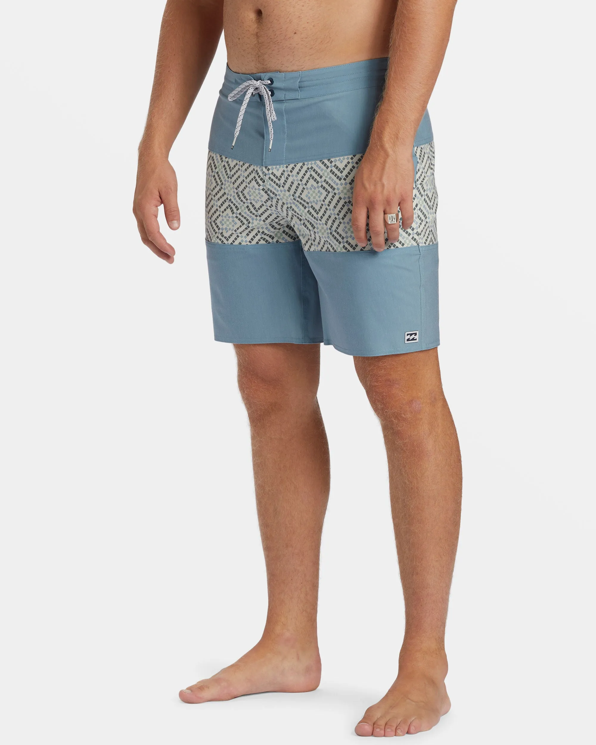 Tribong Lo Tide 19 Boardshorts - Blue Wash