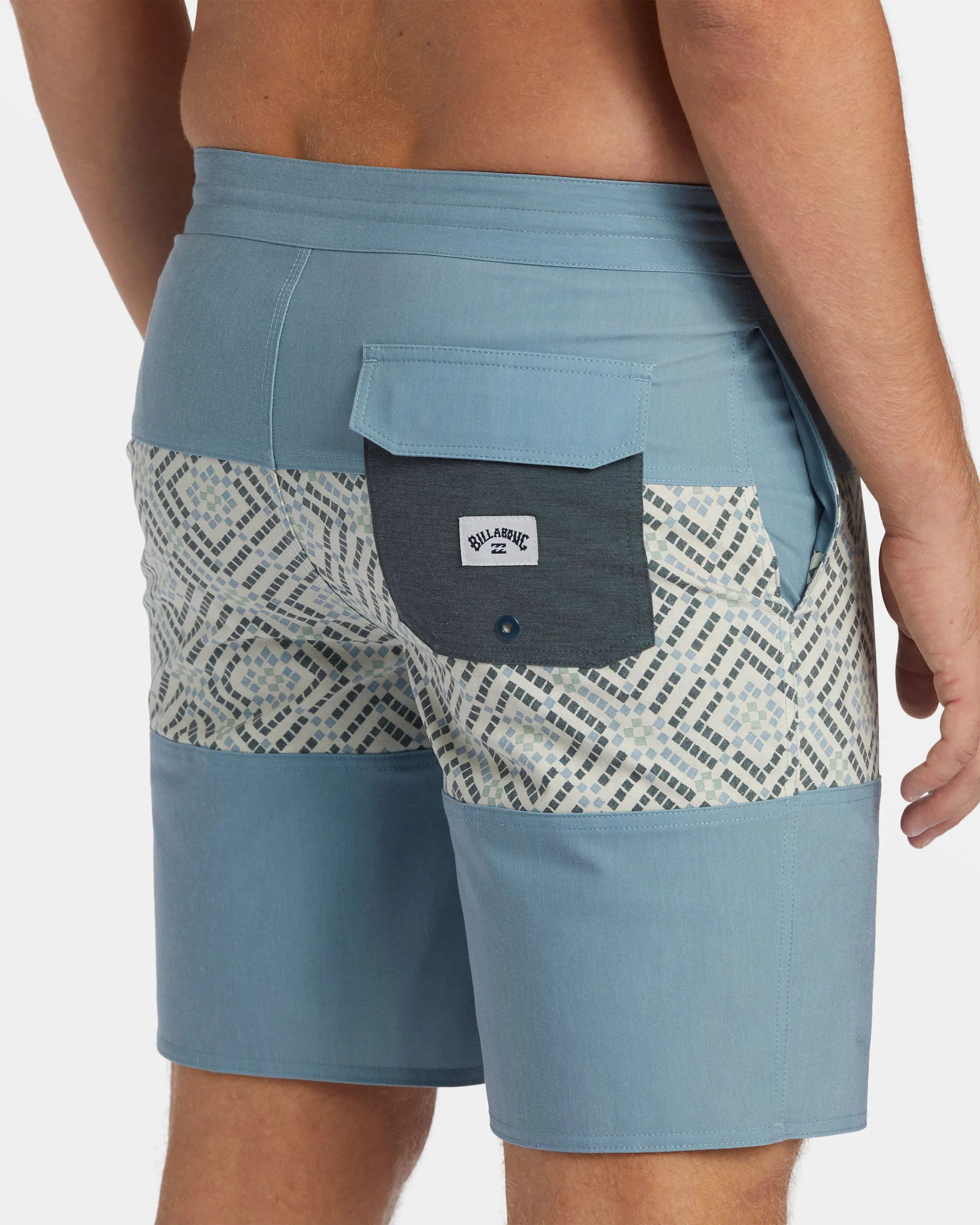 Tribong Lo Tide 19 Boardshorts - Blue Wash