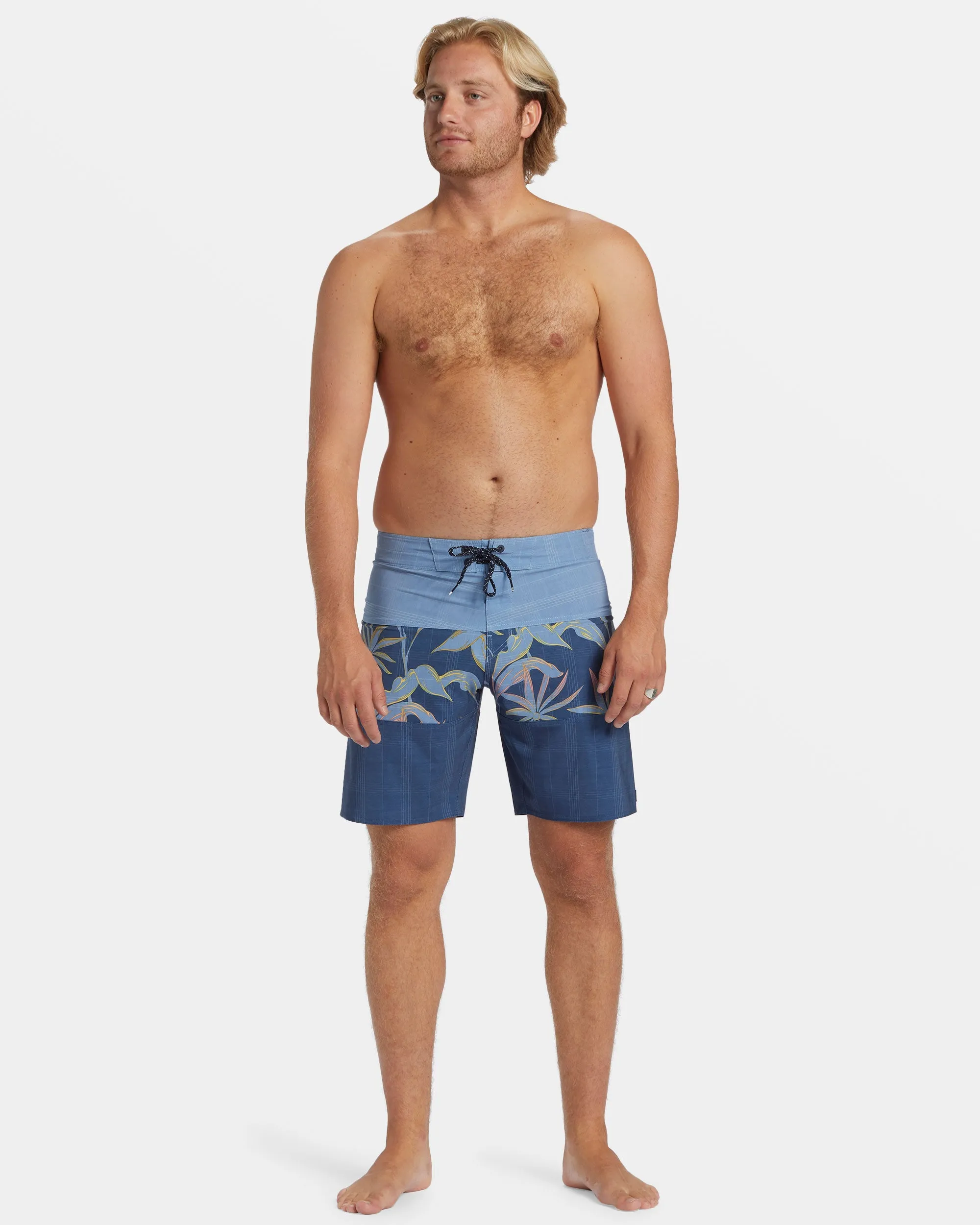 Tribong Pro 18 Boardshorts - Washed Blue