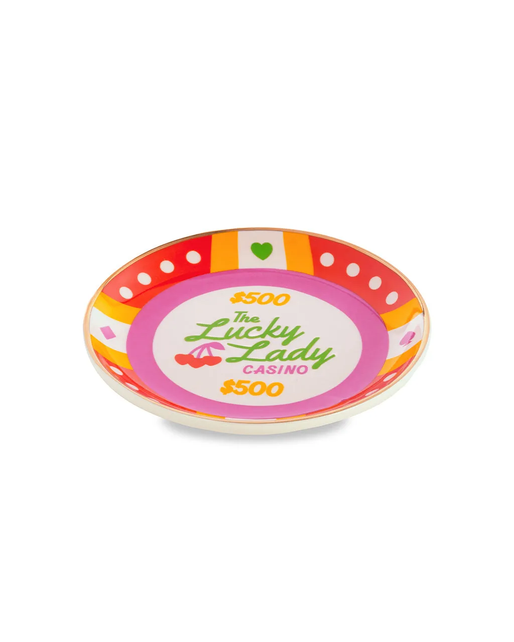 TRINKET TRAY LUCKY LADY