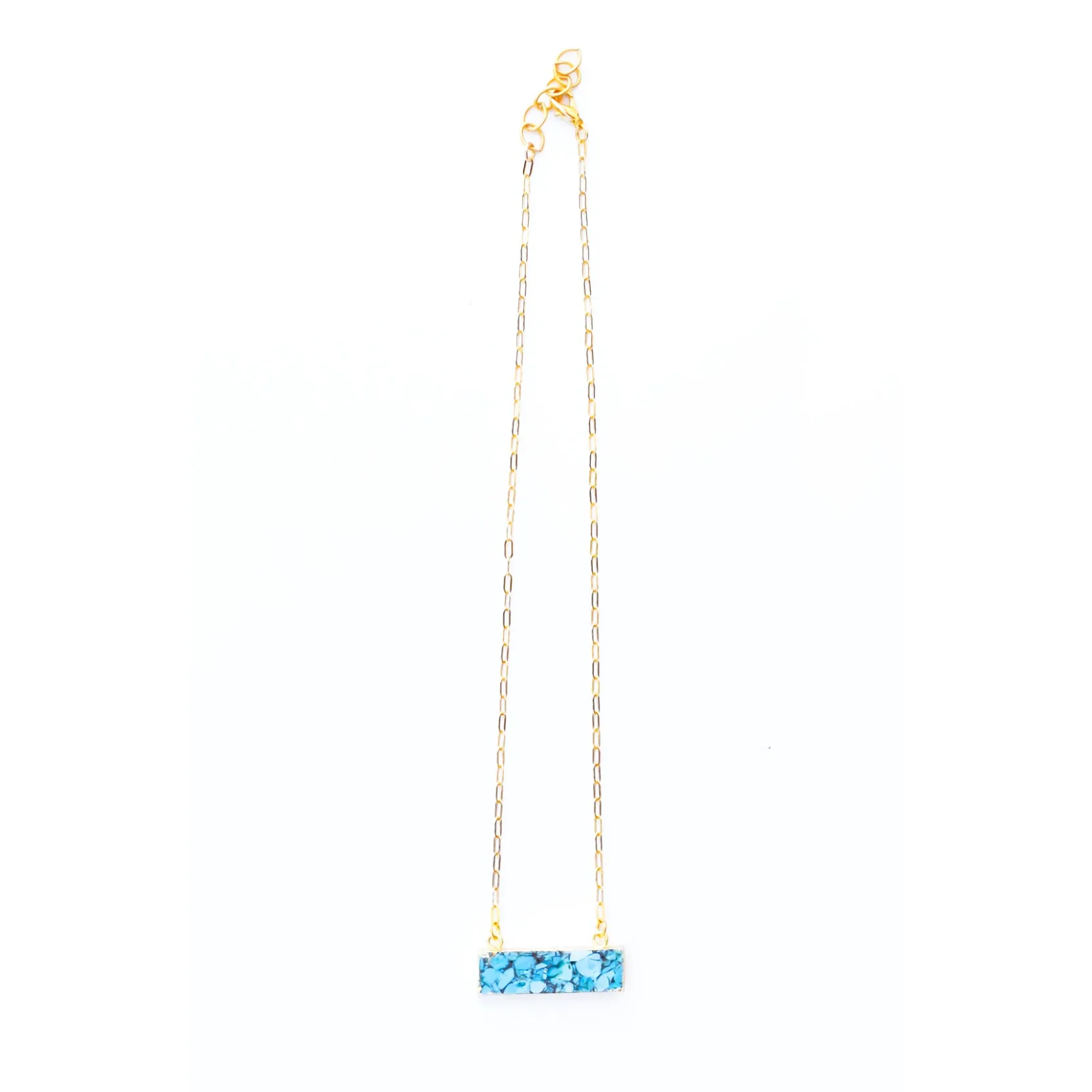 Turquoise Bar Necklace