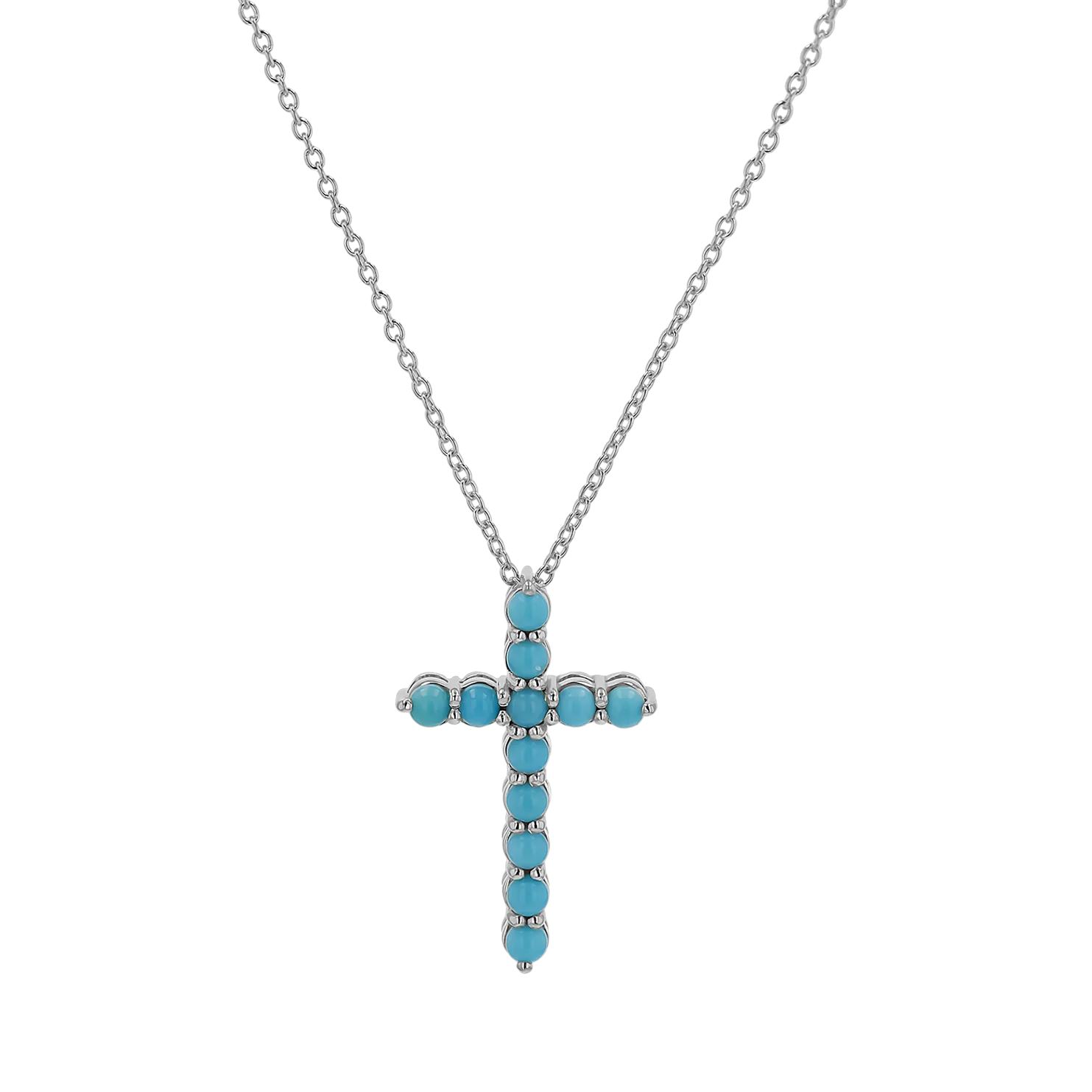 Turquoise Cross Necklace