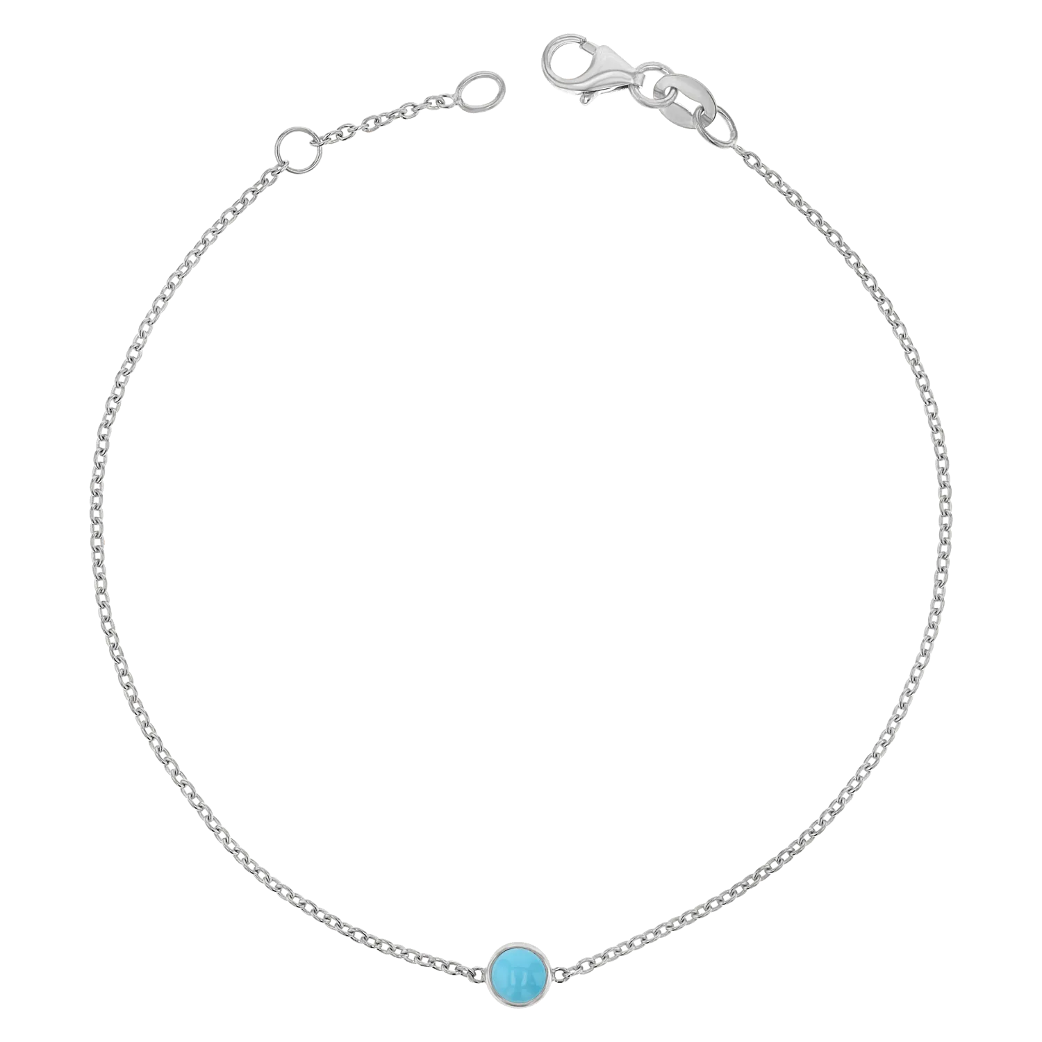 Turquoise Solitaire Bracelet