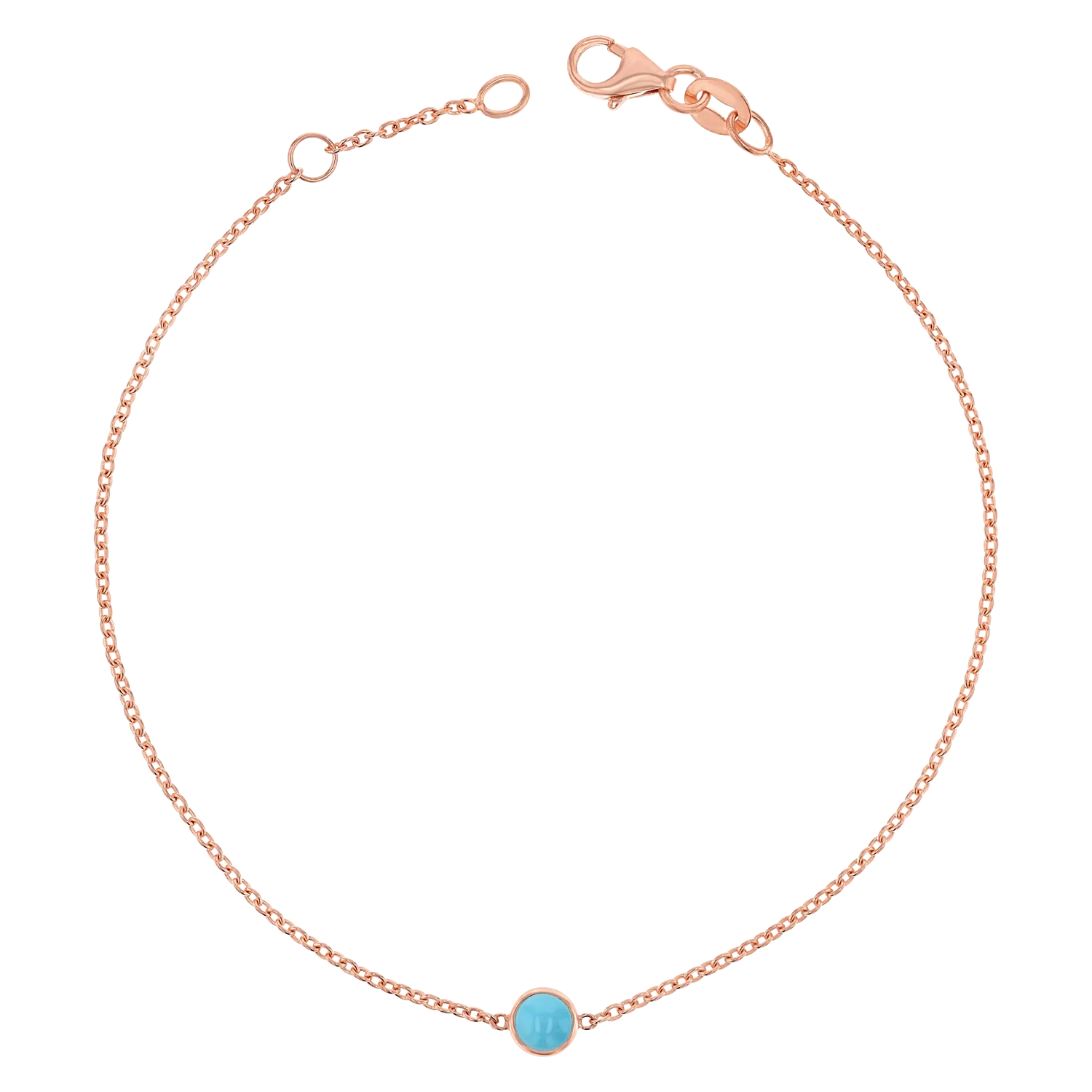 Turquoise Solitaire Bracelet