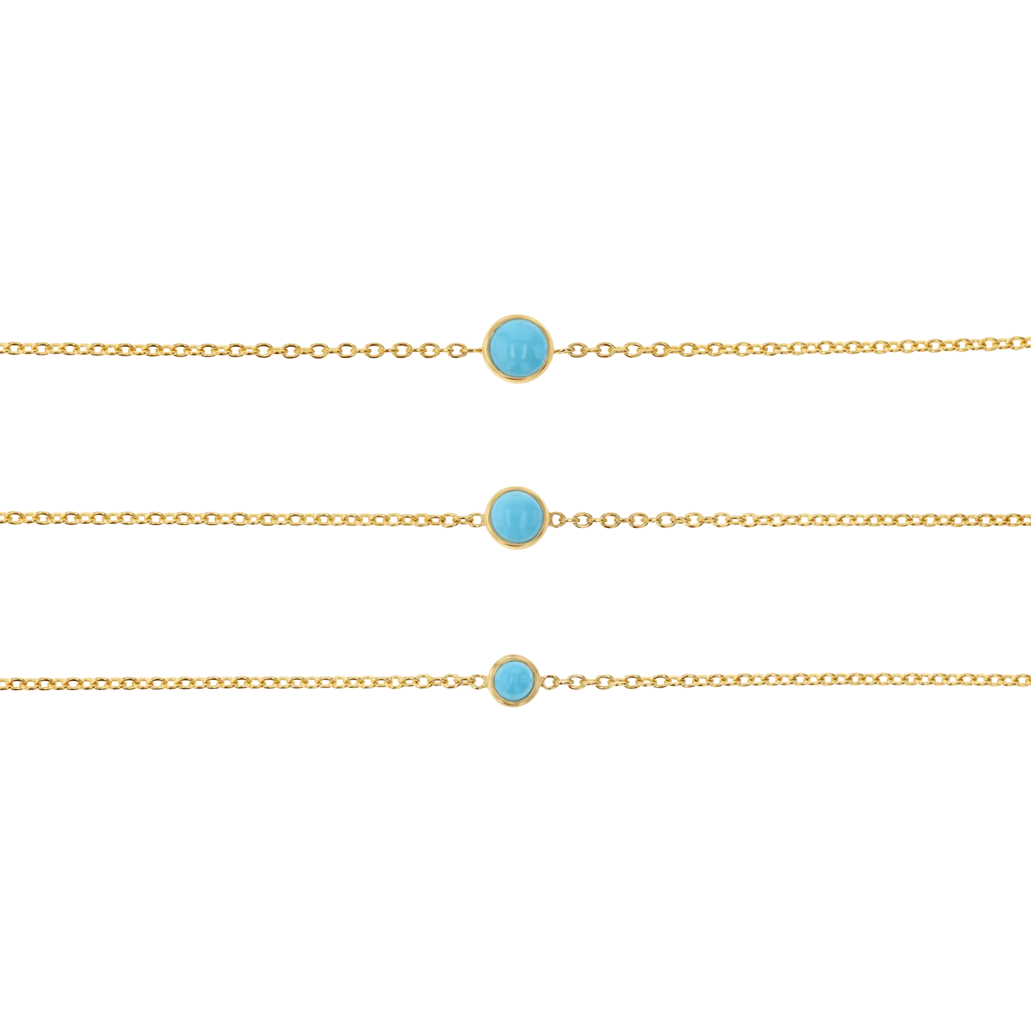 Turquoise Solitaire Bracelet