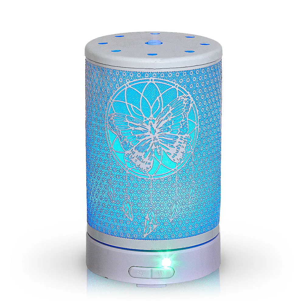 Ultrasonic Diffuser: Dream Catcher, White Metal