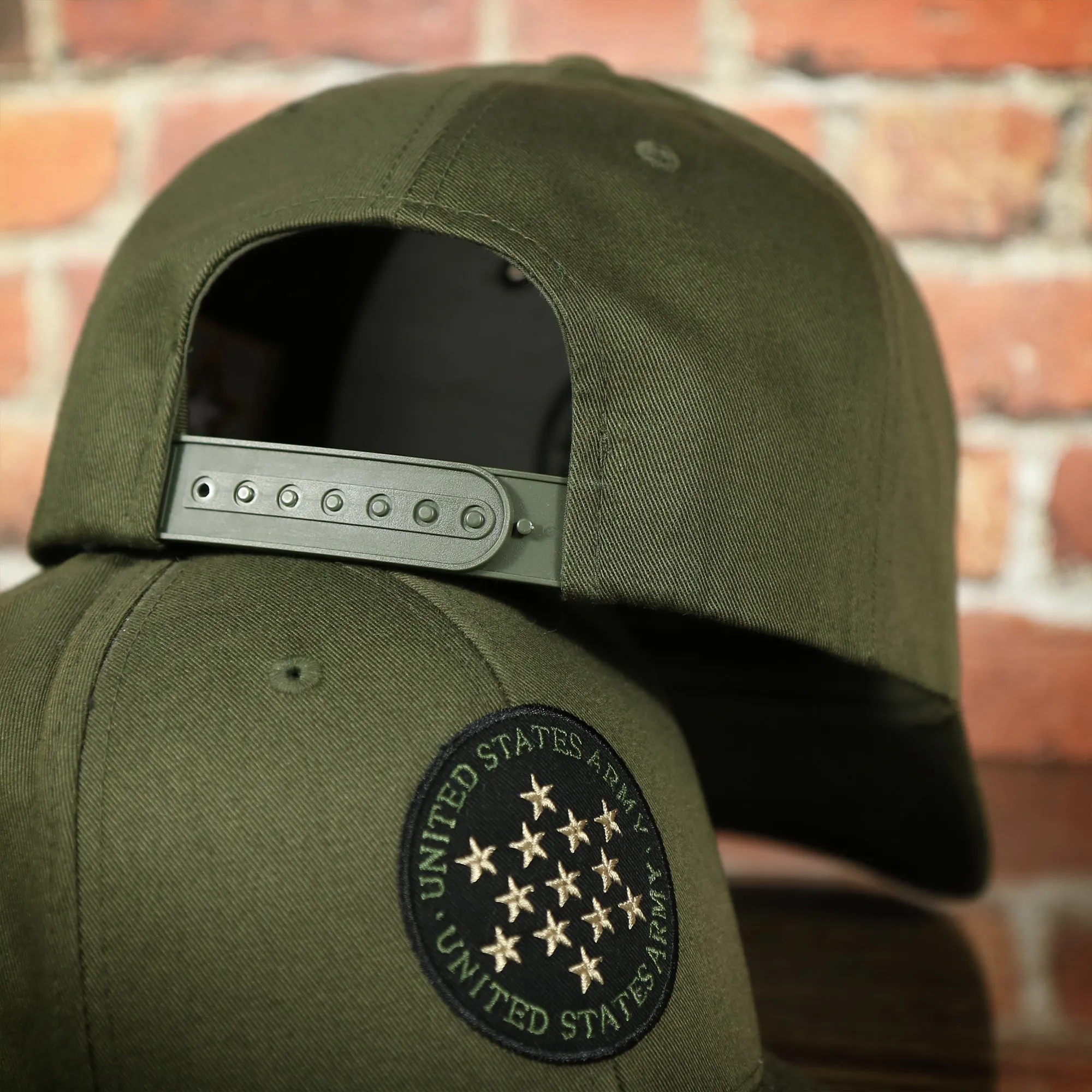 US Army EST 1775 Olive Snapback Hat | Olive OSFM