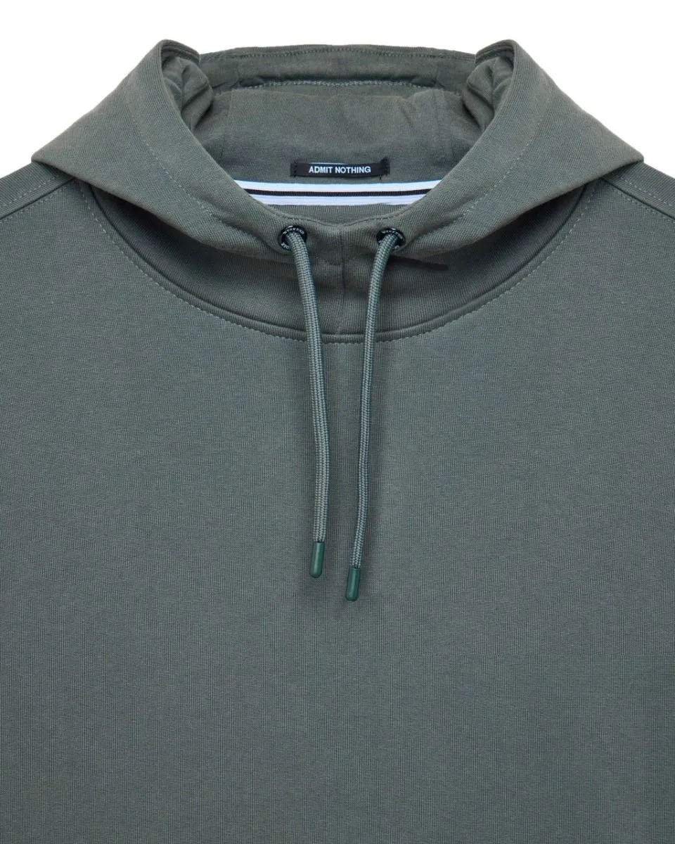 Weekend Offender Ribbe Overhead Badge Hooded Sweatshirts Zinc