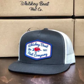 Whiskey Bent Grey & White Cap