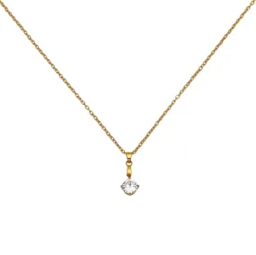 Zircon Pendant Jewelry Gold